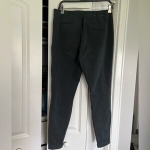 Work wear skinny cropped pants in gray